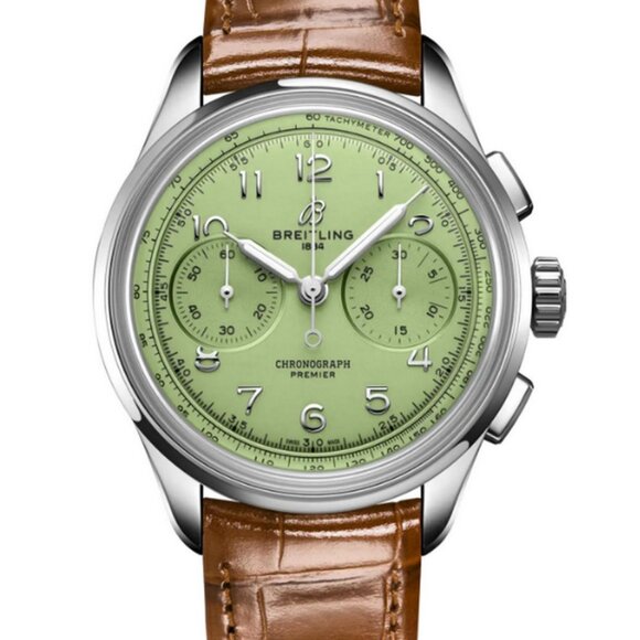 Breitling Premier B09 Chronograph 40- Stainless Steel On Strap - Picture 1 of 2